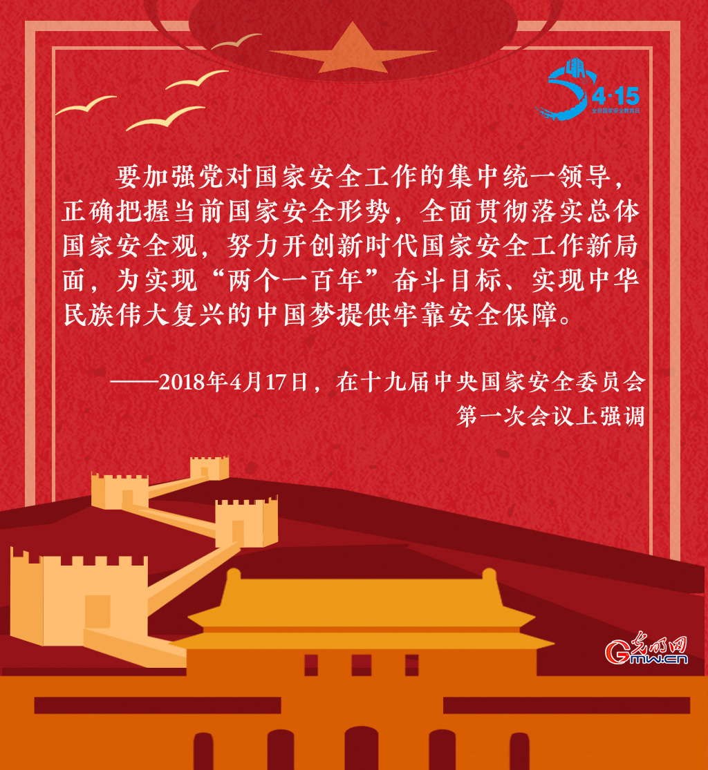 全民国家安全教育日 一起回顾习近平这些话
